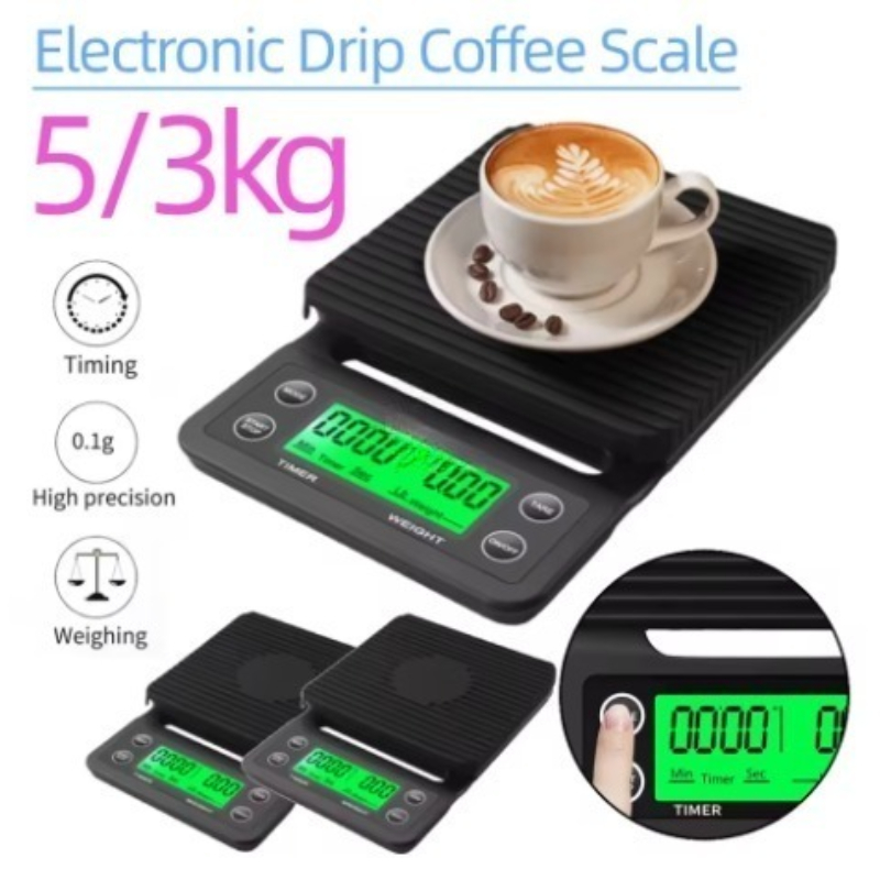 5/3kg LCD Electronic Drip Coff - Scale Drip Timer recension och pris