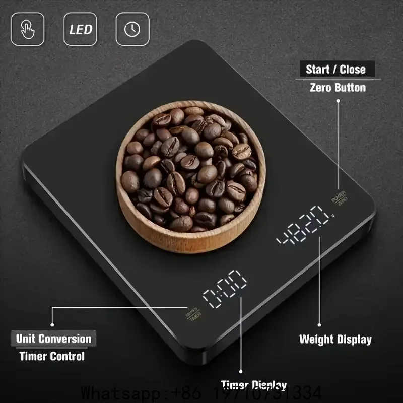 New Digital Espresso Coffee Sc - Scale Drip Timer recension och pris