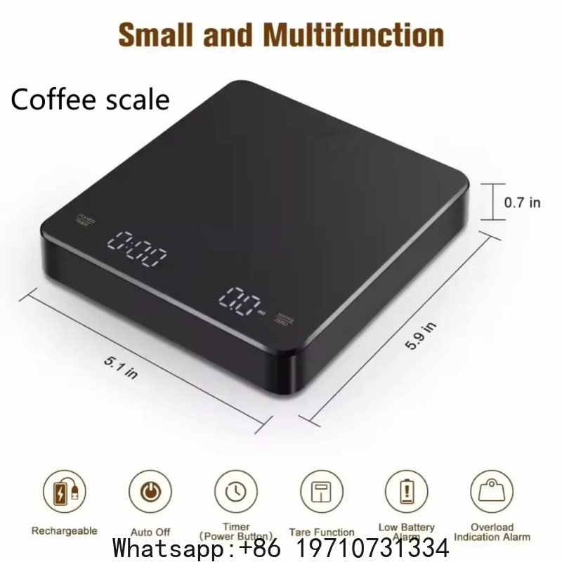 New Digital Espresso Coffee Sc - Scale Drip Timer recension och pris