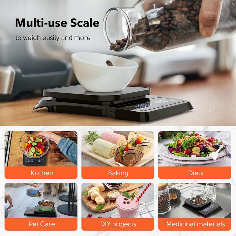 ABXF-1 Piece Digital Coffee Sc - Scale Drip Timer recension och pris