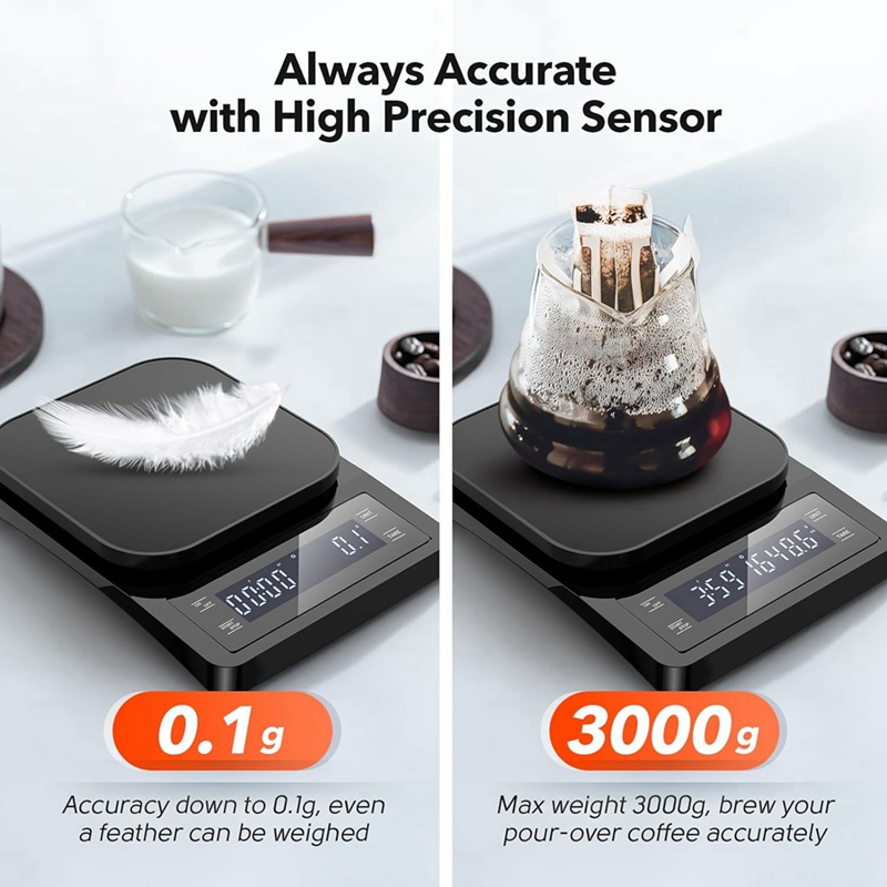 ABXF-1 Piece Digital Coffee Sc - Scale Drip Timer recension och pris