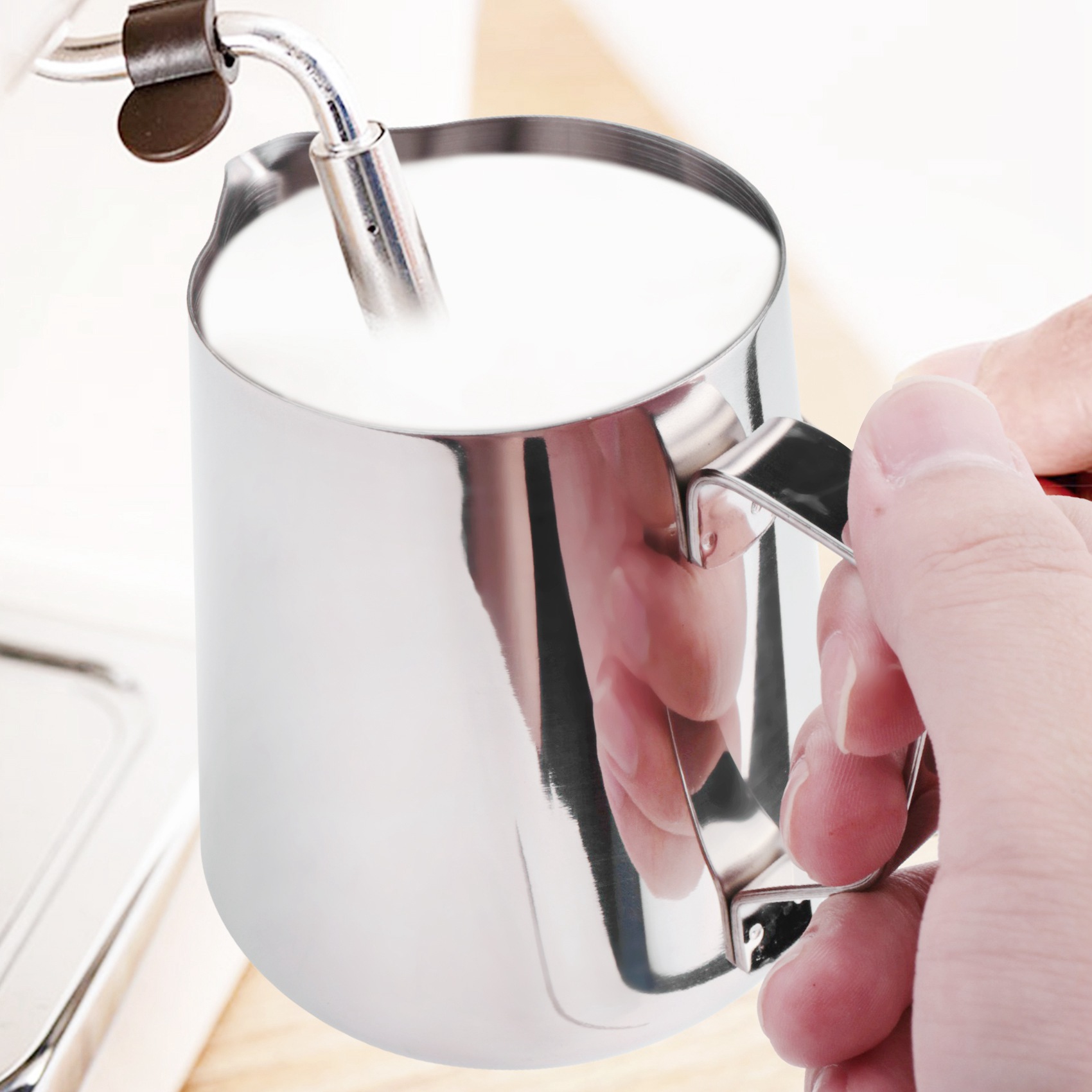 Milk Frothing Pitcher 350Ml (1 - Milk Steaming Pitcher recension och pris