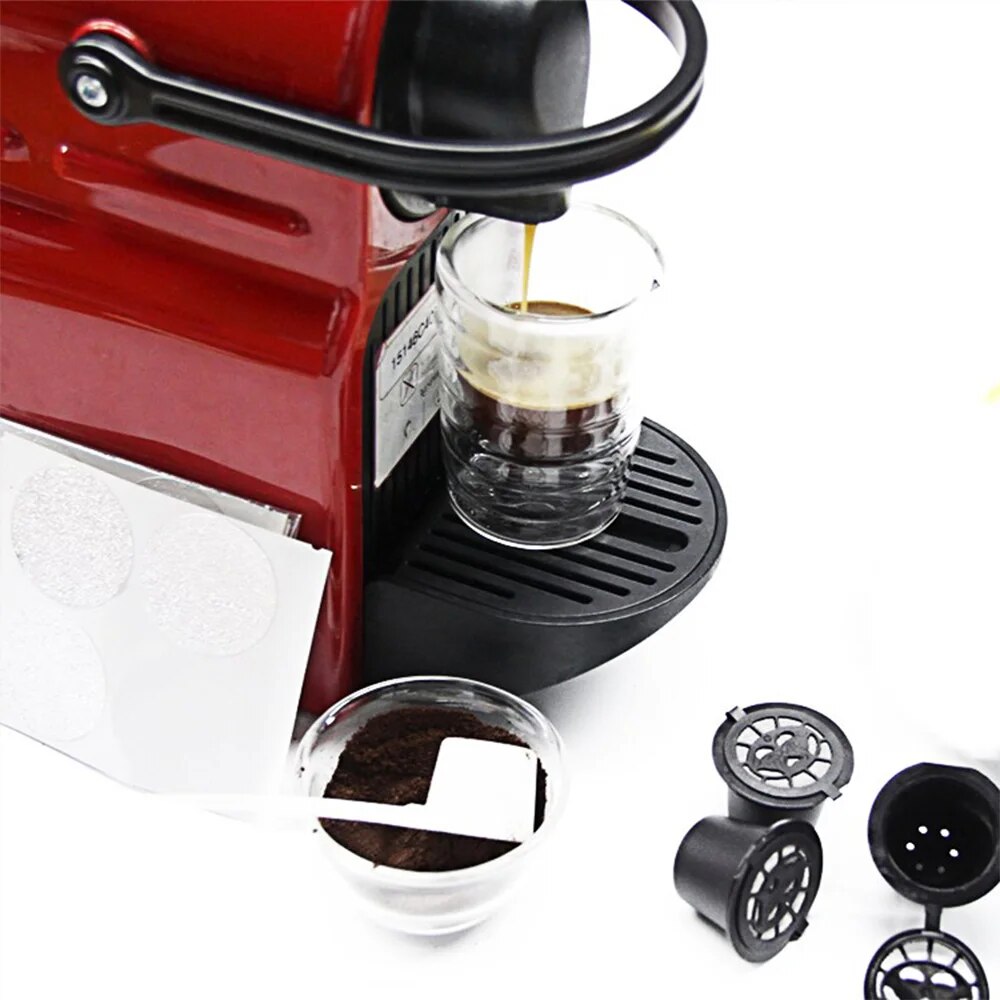 4 Pieces Reusable Coffee Capsu - Coffee Equipment Set recension och pris
