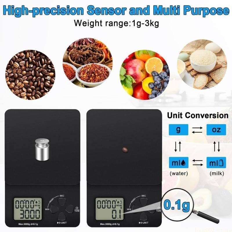 D0AB Coffee Scale with Timer 0 - Scale Drip Timer recension och pris