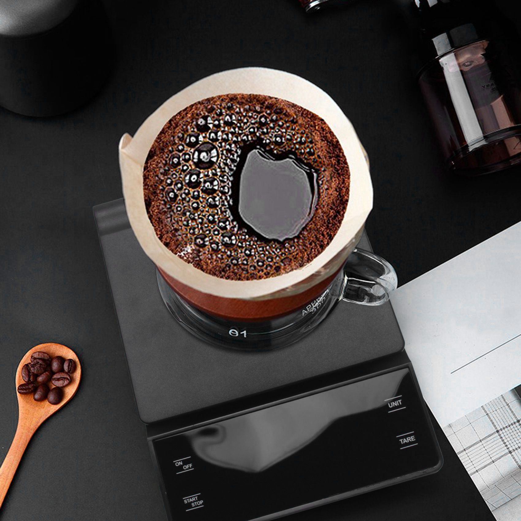 SEWS-Coffee Scale With Timer 3 - Scale Drip Timer recension och pris