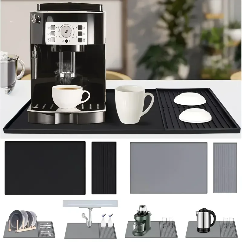 2-in-1 Silicone Coffee Bar Mat - Coffee Equipment Set recension och pris