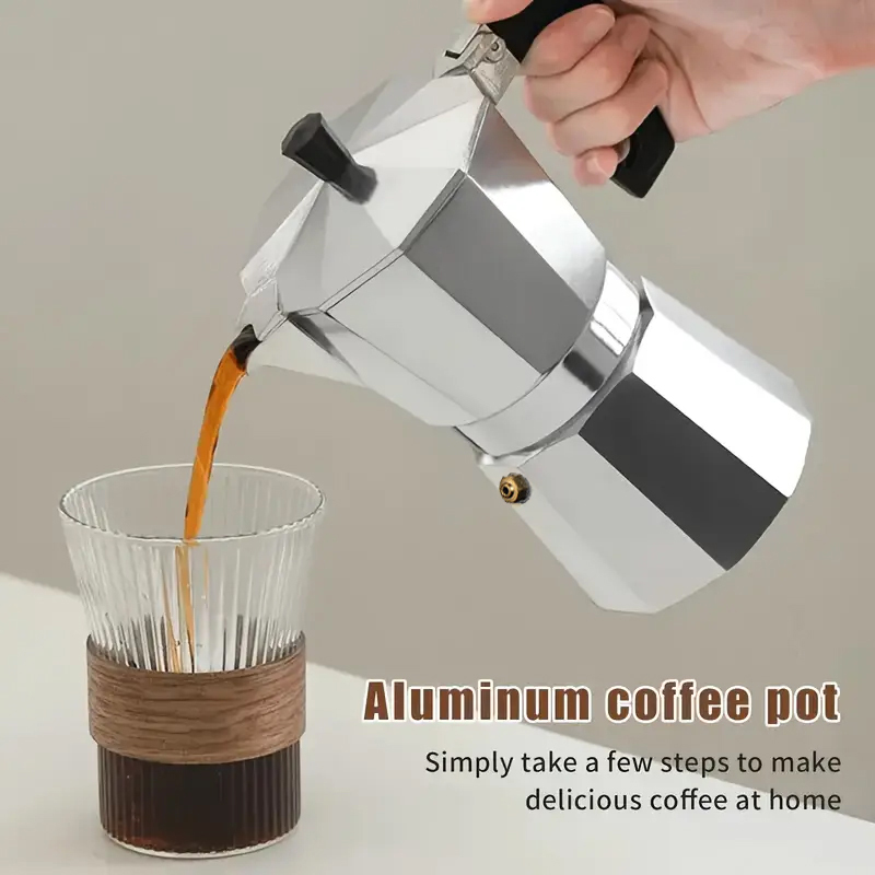 Classic Aluminum Moka Pot 50-3 - Coffee Equipment Set recension och pris