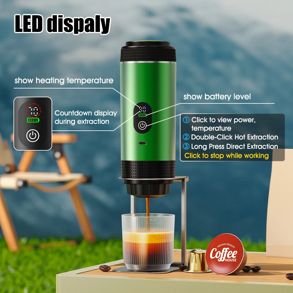 DENOKIN 3-in-1 Capsule Coffee  - Coffee Equipment For Camping recension och pris