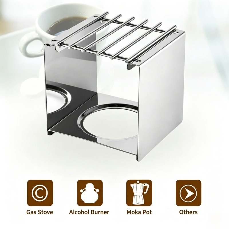 Stainless Steel Square Coffee  - Coffee Equipment For Camping recension och pris
