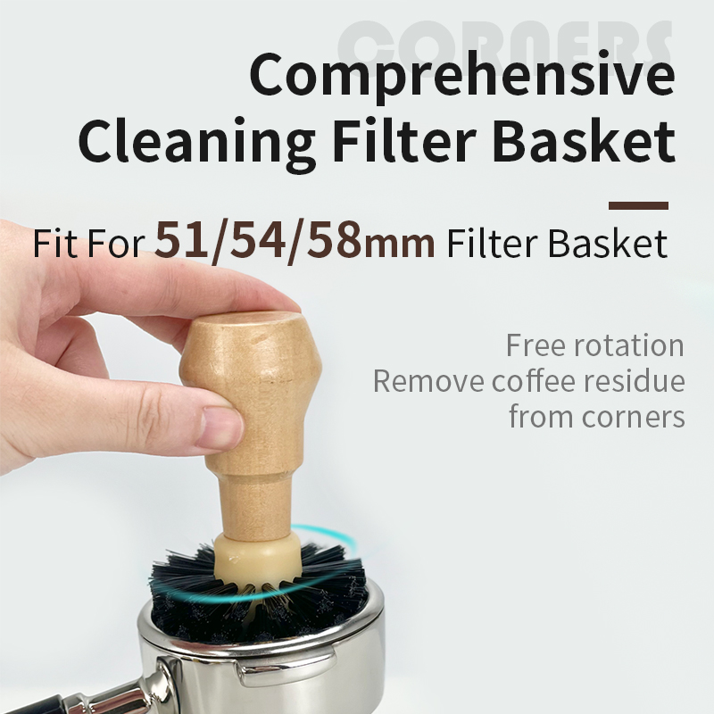 Coffee Brush Cleaner Solid Woo - Coffee Equipment Cleaner recension och pris