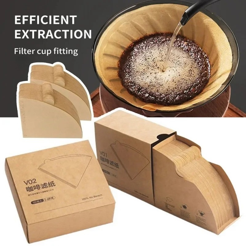 Wood Pulp 02 Cone Filter Pour  - Coffee Equipment Cleaner recension och pris