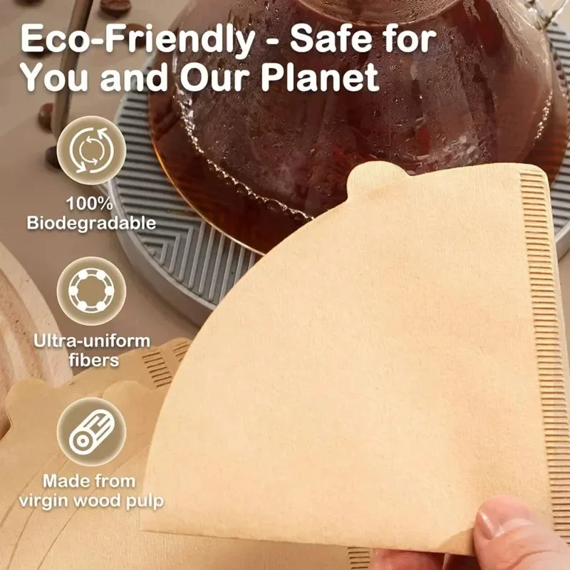 Wood Pulp 02 Cone Filter Pour  - Coffee Equipment Cleaner recension och pris