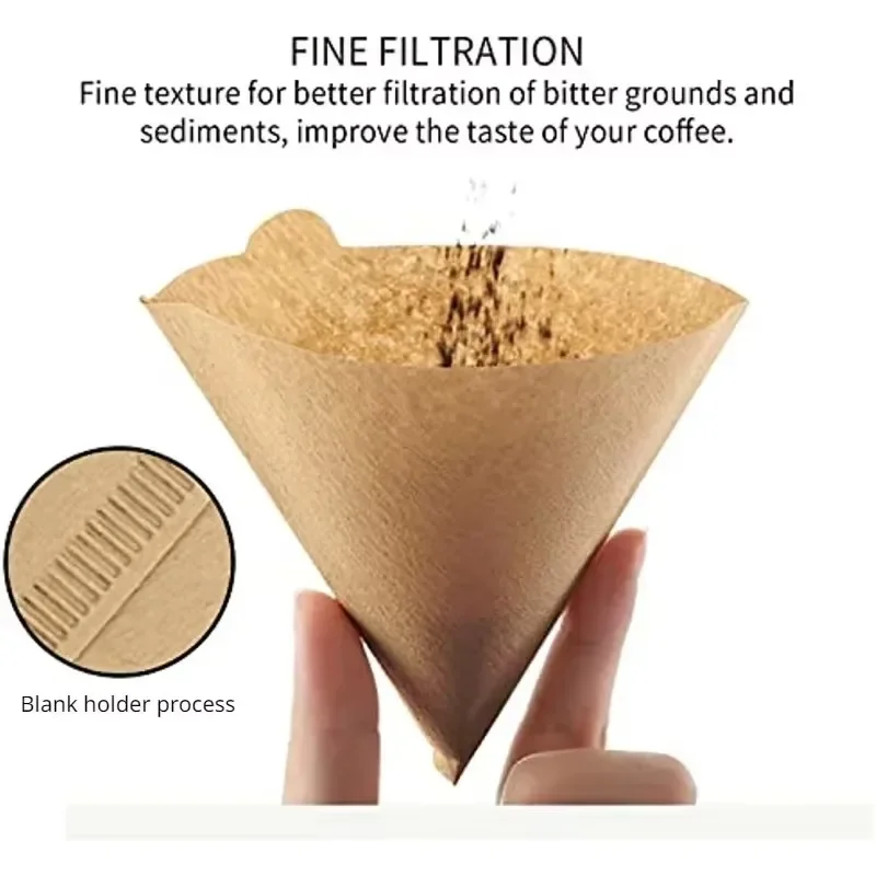 Wood Pulp 02 Cone Filter Pour  - Coffee Equipment Cleaner recension och pris