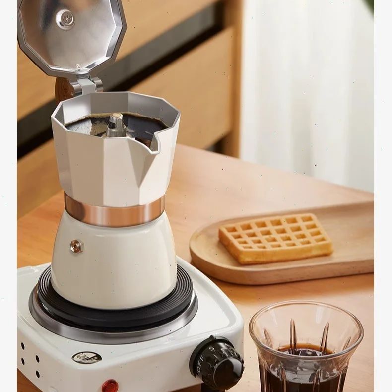 Round-bottomed Moka Pot Single - Coffee Equipment Set recension och pris